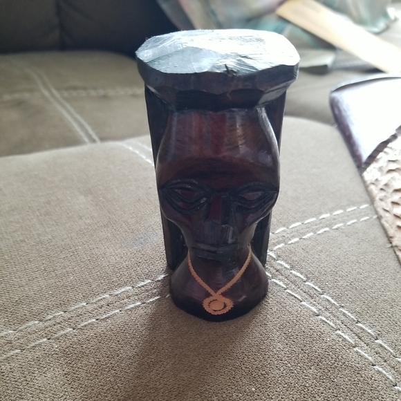 JAMAICAN Primitive Trival Island Wood Carving and Totem - Picture 2 of 8